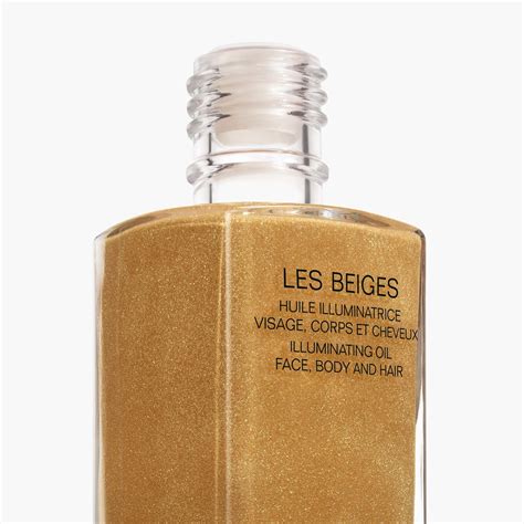 chanel les beiges huile|huile corps eau de chanel.